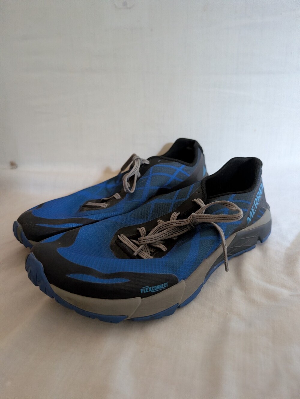 Merrell Mens Shoes Bare Access Blue Barefoot Active Minimalist J598329 Size 8.5